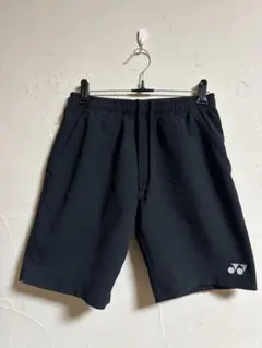 【中古】YONEX バドミントン ハーフパンツ ブラック　Sサイズ