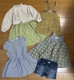 100cm 女子服　５点まとめ売り