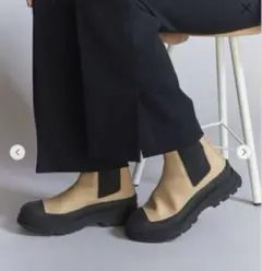 新品　UNITEDARROWS　ユナイテッドアローズ　サイドゴアブーツ　レザー