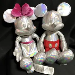 ミッキー　ミニー　ぬいぐるみ　100周年