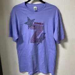 正規品♡ZUMBA WEARズンバウェアTシャツパープルフリーサイズロゴ♡ダンスのサムネイル