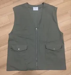 Discoat カーキ ベスト USED