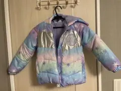 エルサ刺繍付きパステルダウンコート
