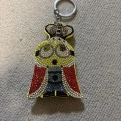 ミニオン ストーン装飾 キーホルダー