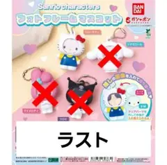サンリオキャラクターズ フォトフレームマスコットキーホルダー