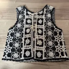 AS KNOW AS plus/アズノウアズプラス　ニットベスト【美品】