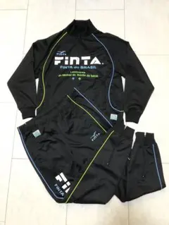 FINTA フィンタ ブラック ジャージ上下 セットアップ S 黒