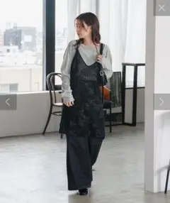 【kastane】フラワーレースミニワンピース【¨̮⃝様専用】