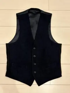 【新品未使用】スーツセレクト　スーツベスト　ネイビー　BLKP2402