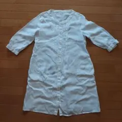 無印良品　リネンブラウス