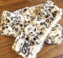 レオパードファー マフラー