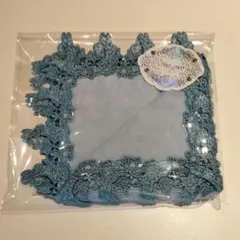 新品✨️ピーターラビット™×近沢レース店　コラボタオルハンカチ　アクアブルー