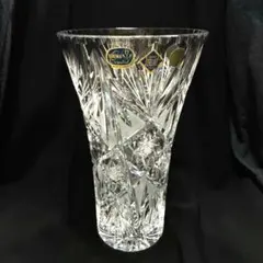 未使用Aderia Crystal 24%pbO コバルトブルー クリスタル花瓶 - メルカリ