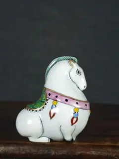 乾隆年製　珐琅彩　马到成功鼻烟壶　陶磁器 置物 馬 飾り物 古美術品 乾隆年製 珐琅彩 马到成功鼻烟壶 陶磁器 置物 馬 飾り物 古美術品
