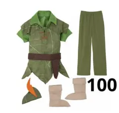 USショップディズニー　ピーターパンコスチューム　コスプレ　100cm