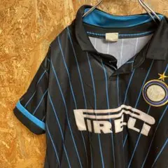 AE9171 半袖Tシャツ ブラック ブルー ポス