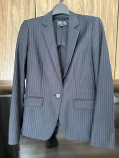 INDIVI テーラードジャケット ストライプ