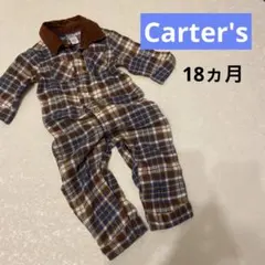 Carters チェック柄ロンパース 18m