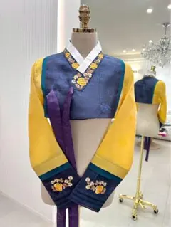 チマチョゴリ 単品チョゴリ 全手刺繍チョゴリ 黄色 韓国製韓服 チマチョゴリ 単品チョゴリ 全手刺繍チョゴリ 黄色 韓国製韓服 - メルカリ