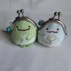 すみっコぐらし　おてがま　とかげ　とかげ(本物)