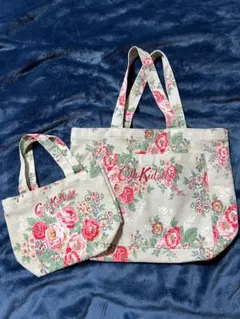 Cath Kidston 花柄トートバッグ　大小2点セット
