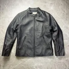 【美品】duffer DUFFER シングルライダース　ラムレザー　ジャケット 2026年最新】The DUFFER of ST.GEORGE メンズ レザージャケット