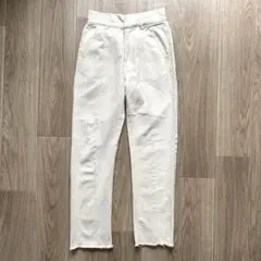 KBF バックスリット ホワイトデニム