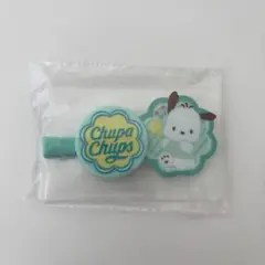 サンリオキャラクターズ　ポチャッコ　チュッパチャプスコラボ　前髪クリップ