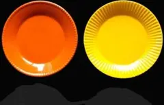 花やか皿 2枚 向日葵&金木犀 8月 10月 新品のサムネイル