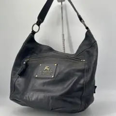 16797✨バーバリーブルーレーベル レザー ホースロゴ ワンショルダーバッグ