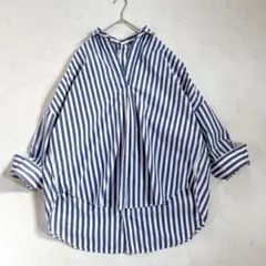 ジャーナルスタンダード　タイプライターシャツ　ストライプ　オーバーサイズ