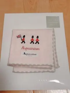 Aquascutum ハンカチ ピンク 兵隊刺繍のサムネイル