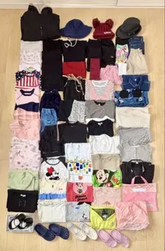 子供服 110〜120cm女の子　まとめ売り セット　美品多数！64点！おまけ付のサムネイル