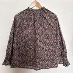 美品 セオリーリュクス ブラウス ディスティフローラルテレサ 花柄 