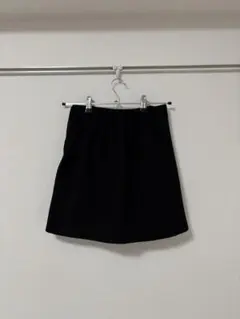 黒ミニスカート ウエストゴム