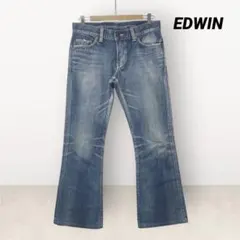 エドウィン EDWIN フレアデニムパンツ 日本製 30