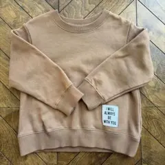 ブリーズトレーナー 茶色　100㎝　春服　シンプルのサムネイル