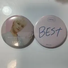 ディノ　缶バッジ　JAPAN BEST MUSEUM SEVENTEEN セブチ