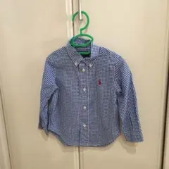美品 ラルフローレン ギンガムチェックシャツ