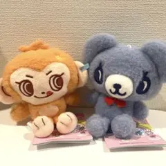 ナルミヤキャラクターズ　ミニぬいぐるみ　プライズ　ミント　ルッキー　２つセット