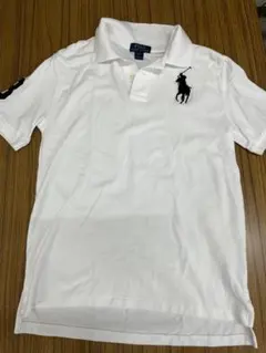 Polo by Ralph Lauren 白ポロシャツ　Lサイズ
