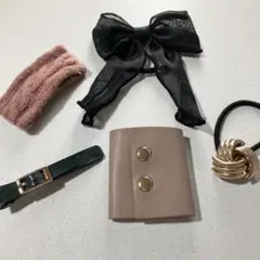 ヘアアクセサリー5点セット　まとめ売り