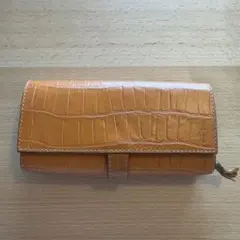 Felisi フェリージ クロコ型押し ミニ財布 ブラウン Felisi フェリージ クロコ型押し ミニ財布 ブラウン - メルカリ