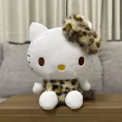 サンリオキャラクターズ ぬいぐるみ ヒョウ柄ドールBIGタイプ1 ハローキティ