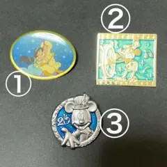 ディズニー ピンバッジ ３種 Disney on Classic ミッキーマウス