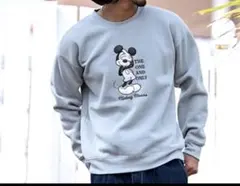 D.SAX ミッキーマウス トレーナー グレー