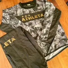 ATHLETA ピステ上下 ブラック　ジュニア160