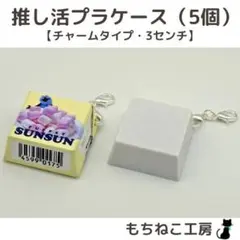 チロルチョコリメイク！プラケース5個セット(チャームタイプ・3センチ)