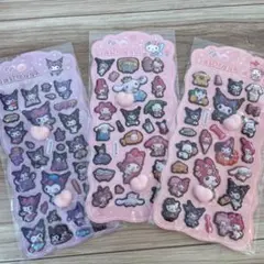 おしりぷくぷくシール　マシュマロシール　ぷにぷにシール　おしりシール3枚セット