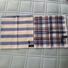 ⭐POLO RALPH LAUREN、ポロラルフローレンのハンカチ2枚セット⭐
